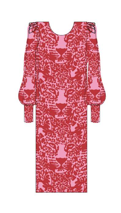 Cheeky Cheetah Lane Sweater Dress