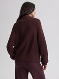 Deep Mahogany Tessa Knit Jacket