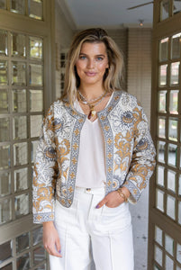 Sand Dollar Alice Embroidered Jacket
