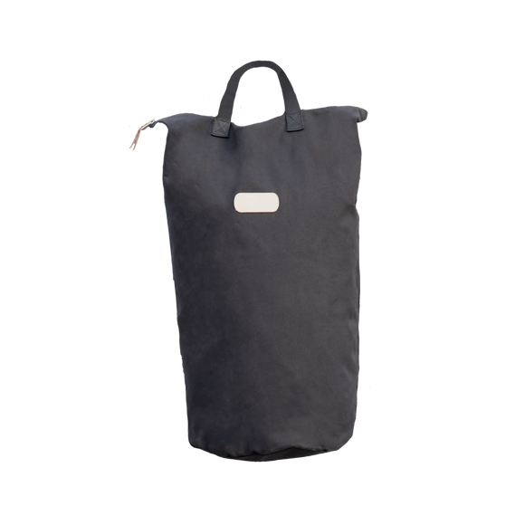 Black Canvas Large Laundry Bag, John Hart