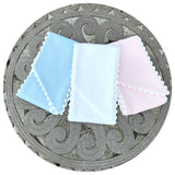 Cotton Pique Sash with Trim: White / 54 inches