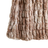 Marbled Faux Fur Throw