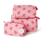 Happy Monkey Block Printed Cotton Quilted Bag
