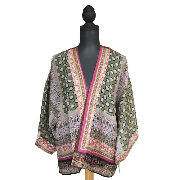 Moorish Pattern Short Kimono One Size Fits Most