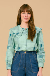 Blue Print Liz Shirt