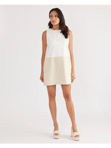 Washed White Twiggy Dress