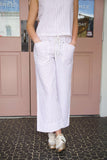 Striped Pant-Bark