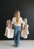 Sorority Large Canvas Tote Bag: Alpha Delta Pi
