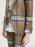 Heather Plaid Sport Knit Jacket