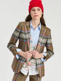 Heather Plaid Sport Knit Jacket