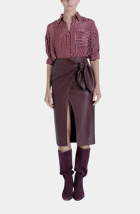 Malbec Sybill Vegan Leather Skirt