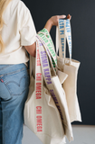 Sorority Large Canvas Tote Bag: Kappa Delta