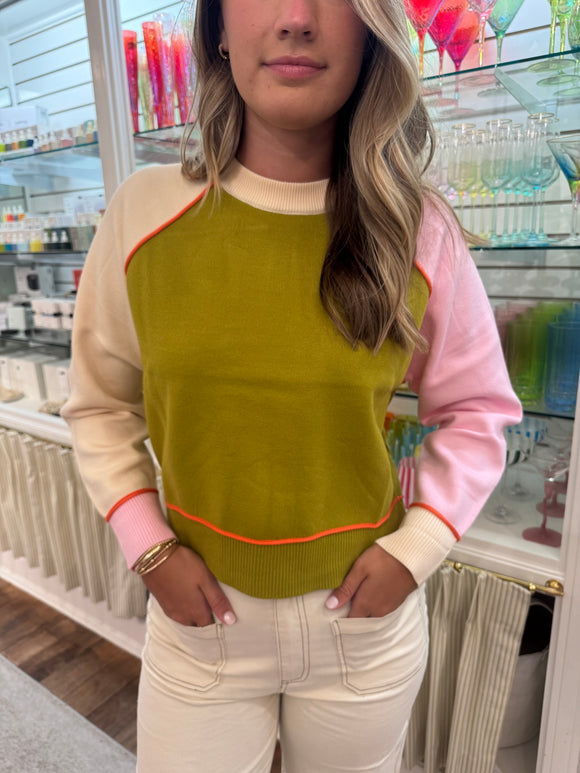 Colorblocked Sweater