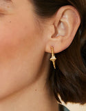 Gold Richmond Hill Hoop Earrings 25mm