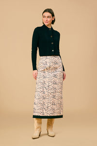 Animal Hila Quilted Maxi Skirt