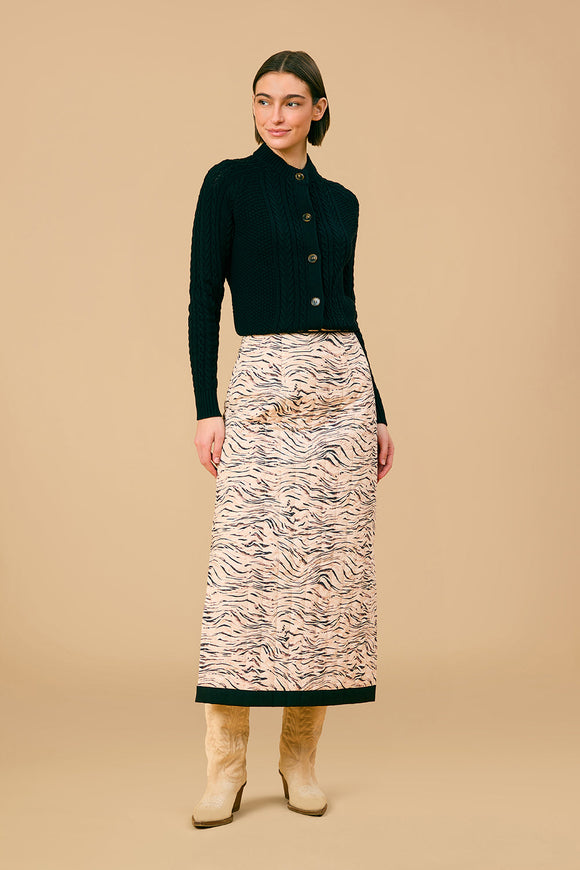 Animal Hila Quilted Maxi Skirt
