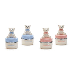 Beary Sweet First Tooth and First Curl Limonge Style Keepsake Box Set