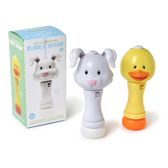 LED Illuminating Bubble Wand Blower in Gift Box