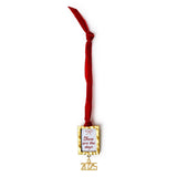 Keepsake Ornament Photo Frame with 2025 Charm