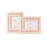 Big Brother or Sister 4" x 6" Embroidered Photo Frame