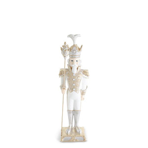 White Gold and Silver Resin Soldier