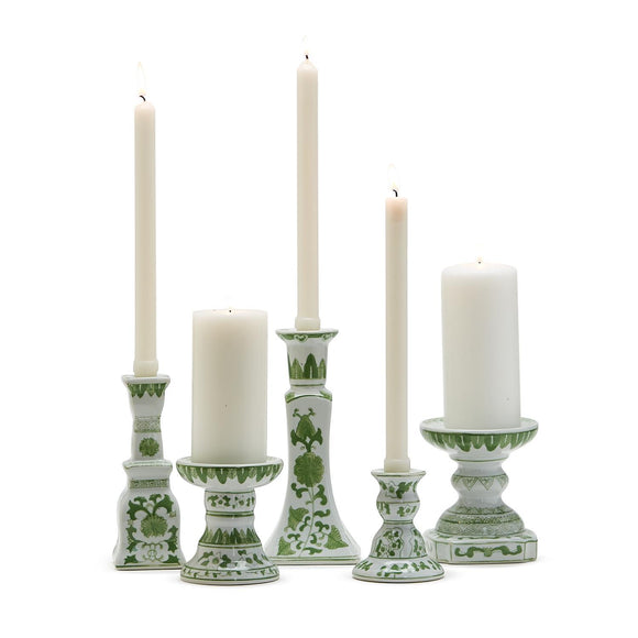 Countryside Green Candleholders