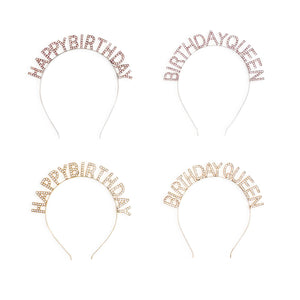 Birthday Rhinestone Headband