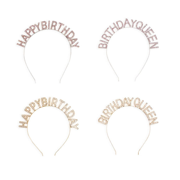 Birthday Rhinestone Headband