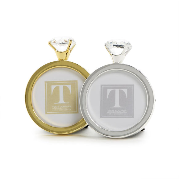 Round Diamond Ring Photo Frame