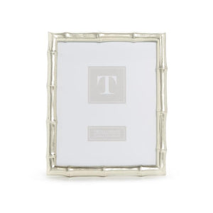 Silver Faux Bamboo 8 x 10 Photo Frame