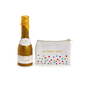Celebration Champagne Confetti Popper w/Pouch