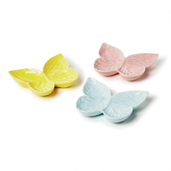 Butterfly Tidbit Dish with Relief Details