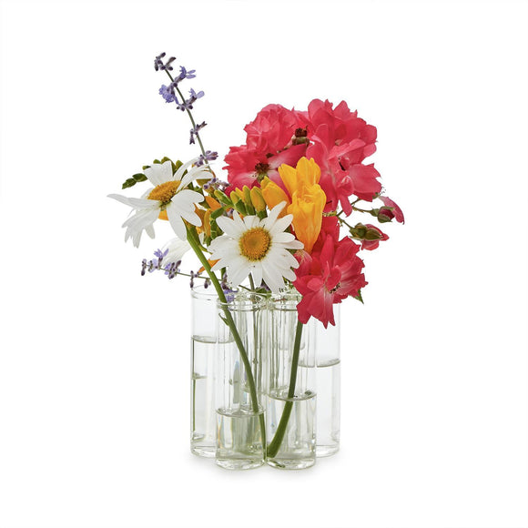 Connected Tube Flower Vases / Arranger in Gift Box