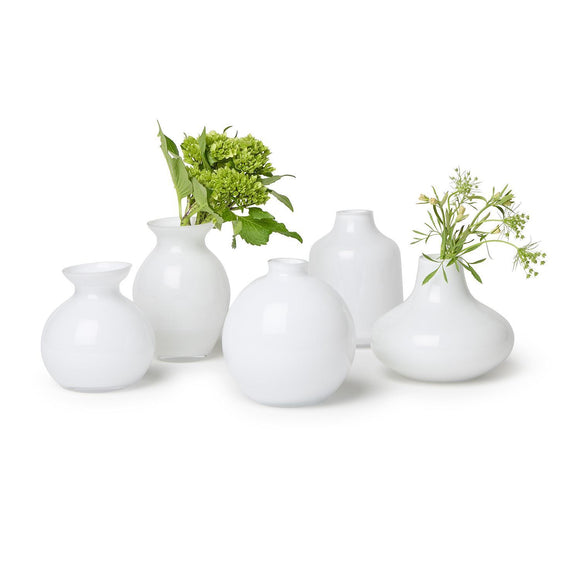 Milky White Glass Vase