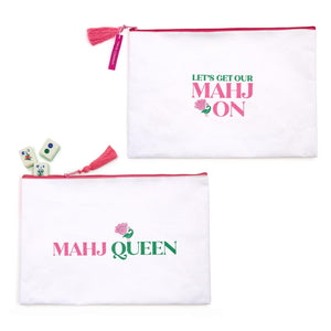 Mahjong Storage and Accessory Multipurpose Pouch