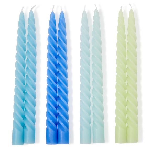 Set of 2 Twist Taper Candle in Gift Box