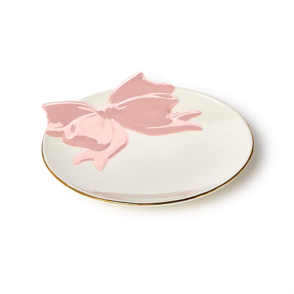 Beautiful Boe Tidbit Plate with Gold Rim Accent