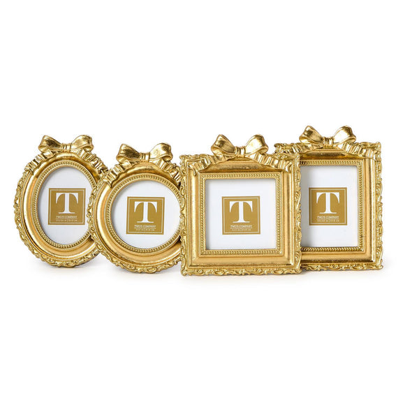 Gold Mini Frame w/ Bow