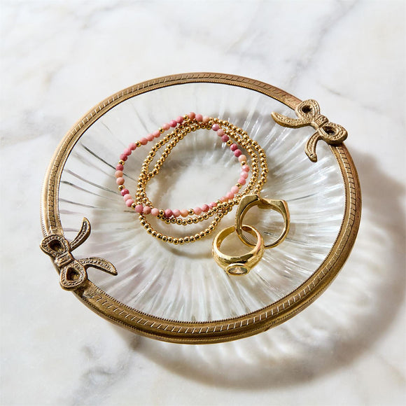 Antique Gold Trinket Tray