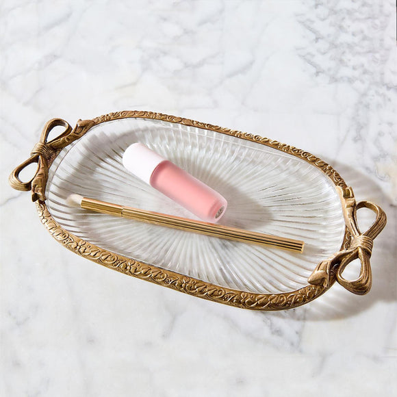 Antique Gold Desk Tray