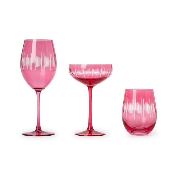 Glass Pink Drinkware