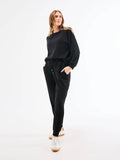 Black Cora Top