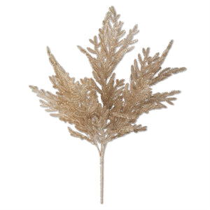 20.5 Inch Gold Glittered Bush