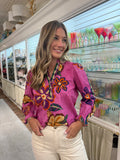 Mauve Blossoms Ashley Top