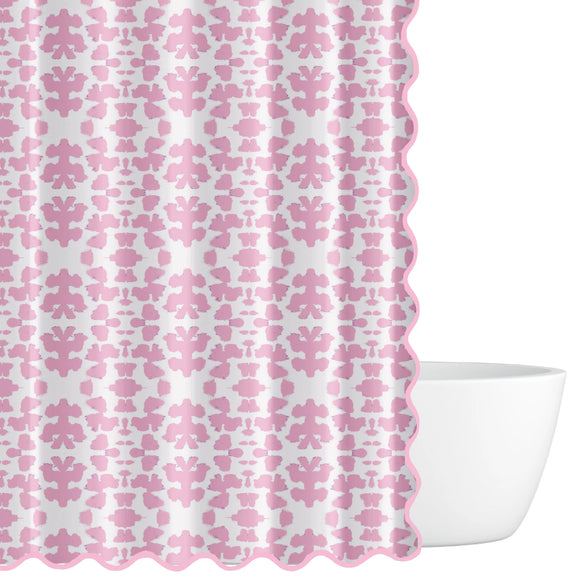 Chintz Pink Shower Curtain