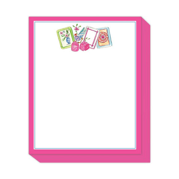 Mahjong Tiles with Dice Stack Pad