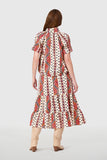 Crimson Mosaic Merrit Top