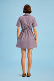 Lilac Pinstripe Summit Dress