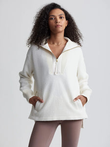 Egret Wallace Half Zip Fleece