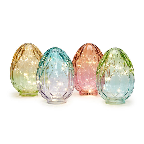 Ombre Light Up Glass Easter Decor